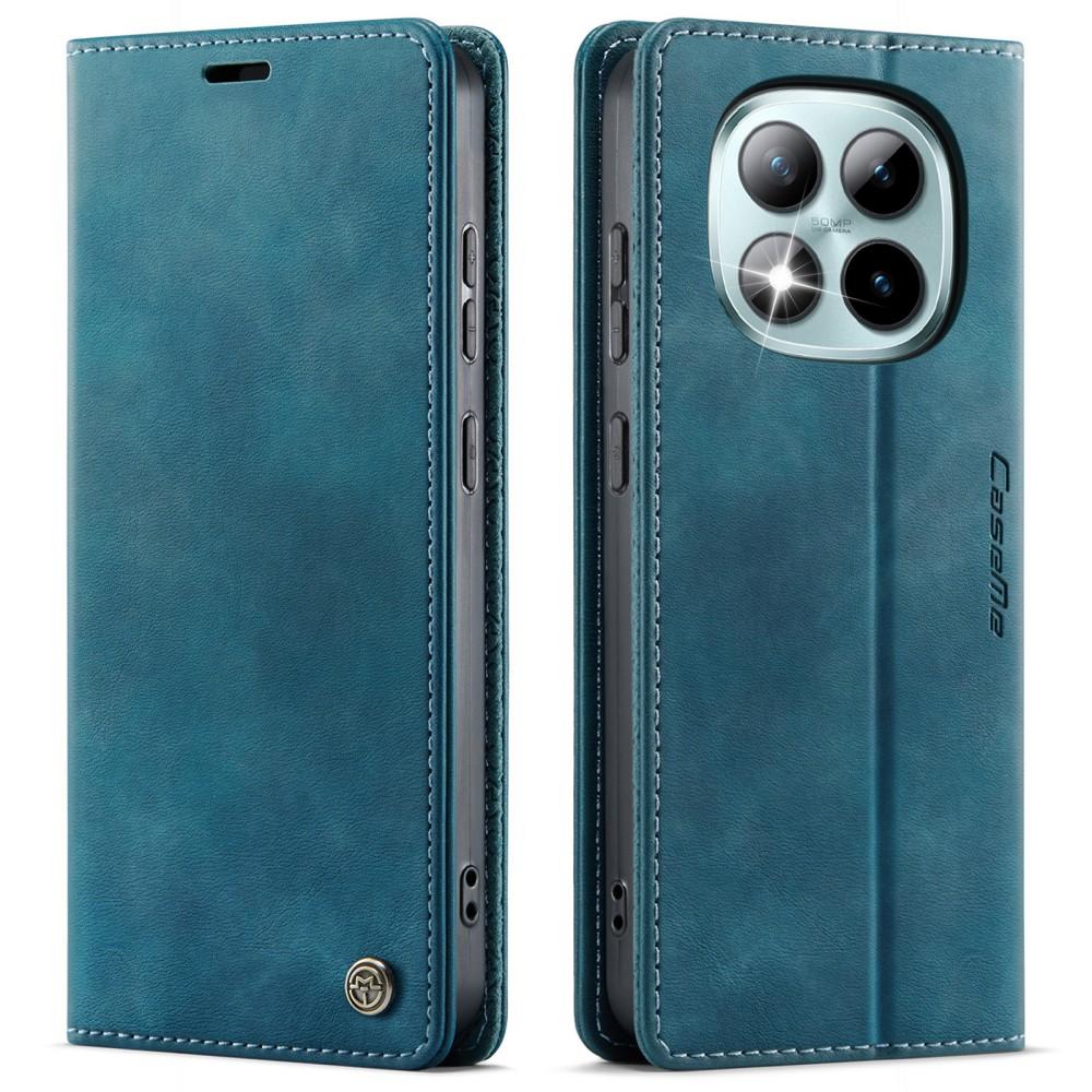 

CaseMe Magnetic Flip Leather Phone Case for XiaoMi Poco M8 Pro RedMi Note 15 Pro Plus + 5G Wallet Card Slot Shockproof Back Cover Poco M8 Pro синій