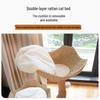 Wooden Cat Tree with Double Nests and Scratching Post