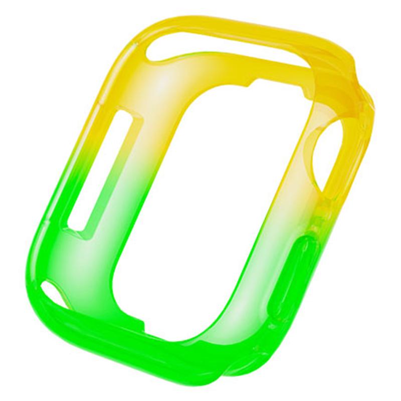 

For Apple Watch Series SE3/SE2/SE1/ 6/5/4 40mm/7/8/9 41mm Dual Color Translucent Matte TPU Watch Case D