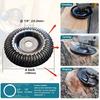 Wood Carving Disc 4 Inch High Hardness Carbon Steel Grinder Wheel Multipurpose Wood Shaping Tool for Angle Grinder DIY Wood Crafts