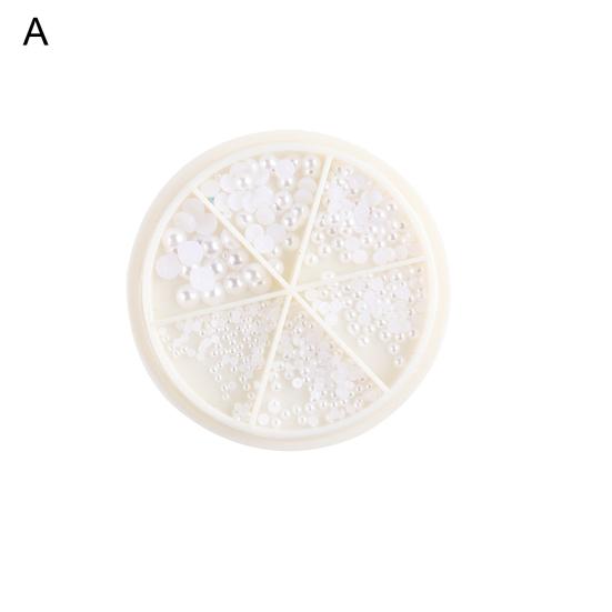 

Круглый 3D имитация искусственного жемчуга Diy наклейки для дизайна ногтей маникюрный декор A