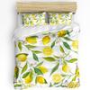 Bee Honey Flower Yellow Printed Comfort Duvet Cover Pillow Case Home Textile Quilt Cover Boy Kid Teen Girl 3pcs Bedding Set