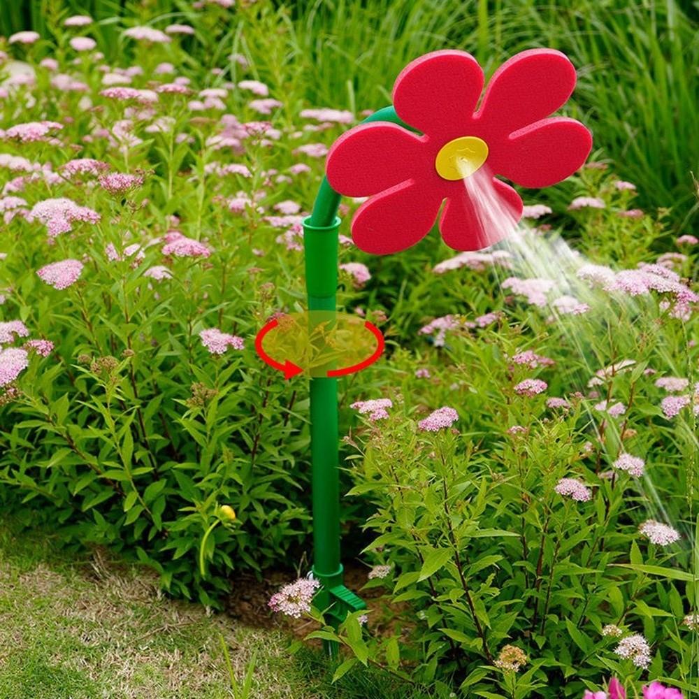 Colorful Dancing Flower Sprinkler Fast Irrigation Rotating Sprinkler Garden Sprinkler  Yard Garden