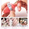 5 Pcs Nail Art Brush Pens for Gel Polish (4/8/12/20/25 Mm) Suitable for Long Nails, Precision Nail Art Brushes, Manicurists and Beginners