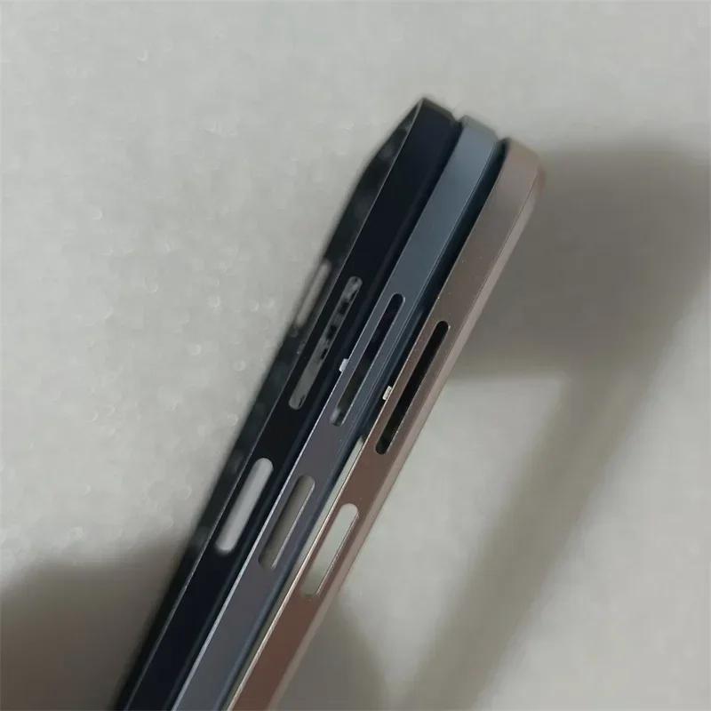 Middle Frame Housing Bezel For Motorola Moto G53 XT2335-2 Middle Frame No Side Button Spare Repair Parts