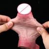 SXXY Real Veins Lifelike Closed Head Penis Sleeve For Men Dick Enlargement Silicone Reusable Condom Sex Products For Adult