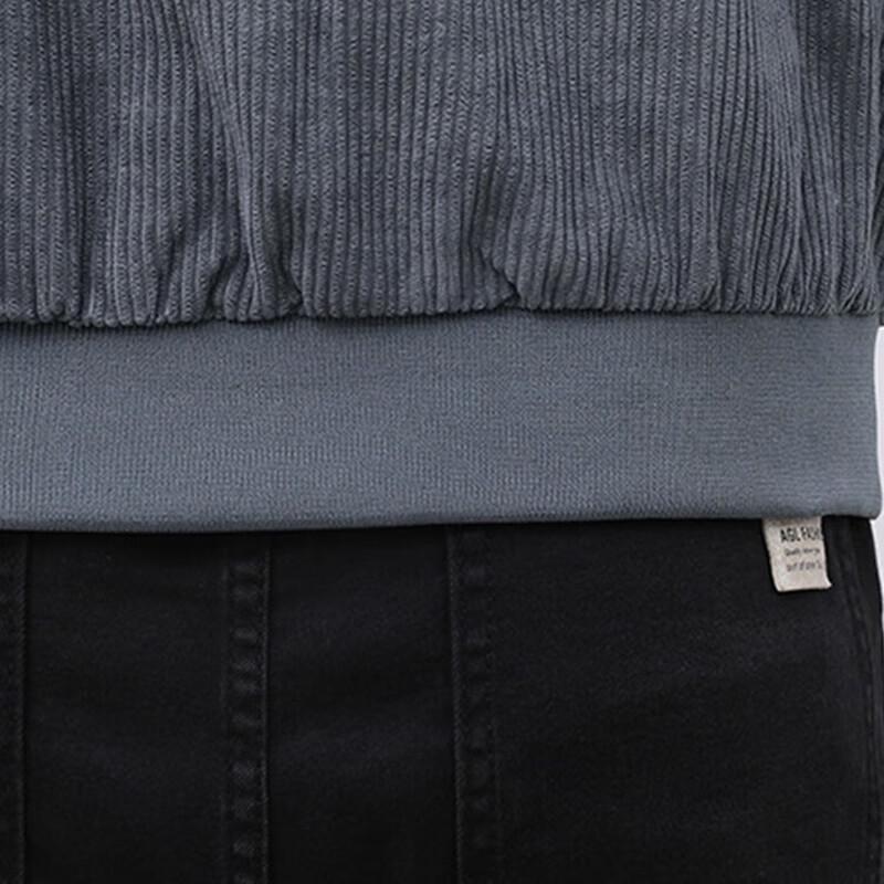 ROMON Men's Spring Autumn Corduroy Casual Jacket