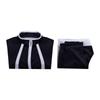 Anime Tougen Anki Homare Byobugaura Cosplay Costume Black Long Coat School Uniform Shorts Wig Woman Sexy Carnival Halloween Suit
