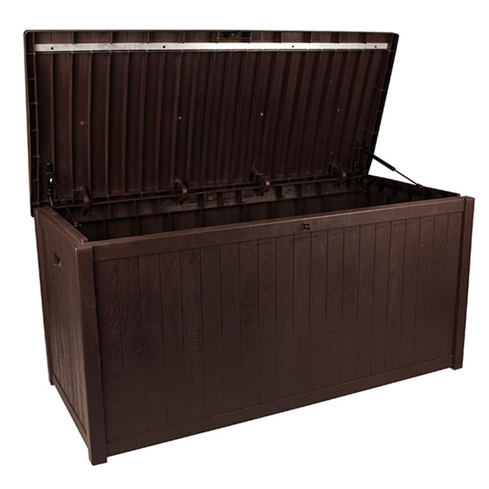 Outdoor Storage Box Deck Box Waterproof Heat-resistant Storage Chest for Outside Patio Furniture Cushions Pool Supplies Garden