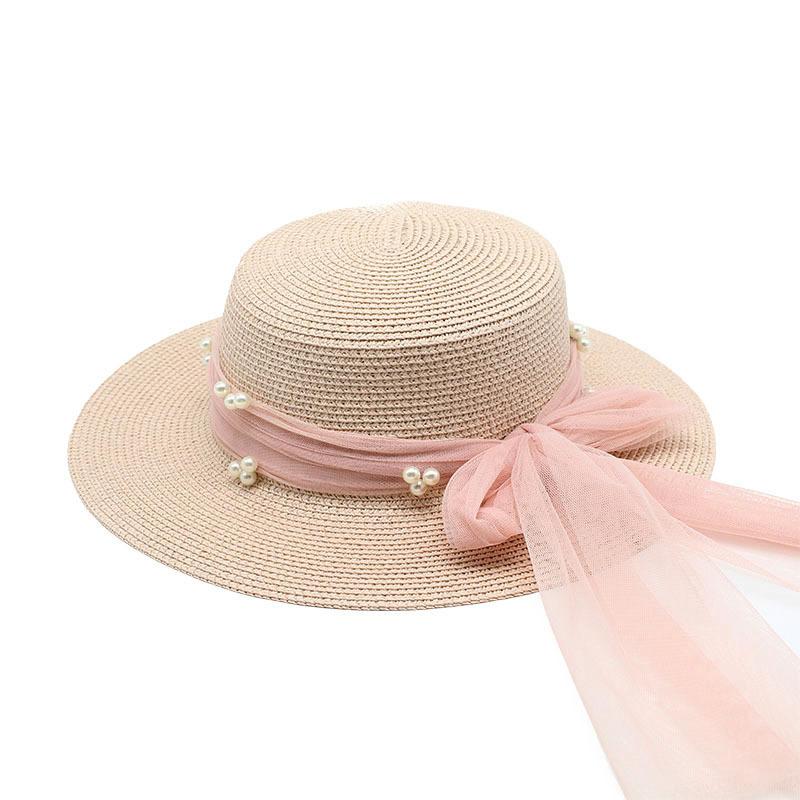 Spring And Summer Straw Hat Women'S Travel Sun Protection Sun Hat Casual Outdoor Beach Hat Small Fresh Sun Hat Women