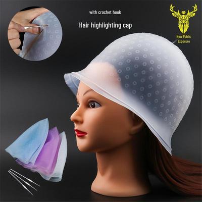 Silicone Hair Dyeing and Highlight Cap for Deep Conditioning