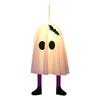 Floating LED Specter Flashing Halloween Hanging Ornament Funny Specter Ceiling Hanging  Porch