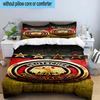 3pcs Germany Football Emblem Printed Bedding Set Duvet Cover Closure Includes 1 Duvet Cover & 2 Pillowcases Bedding Sets Home Decor Gifts