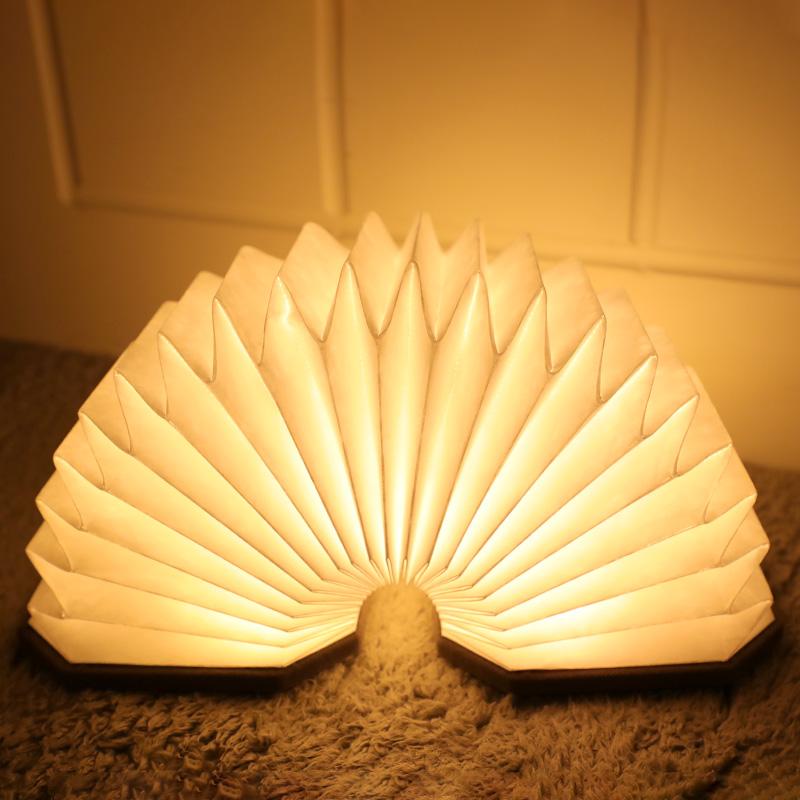 5V USB Şarj Edilebilir Büyülü Katlanır Kitap Lambası Suya Dayanıklı Yeni Bebek Ürün Fikirleri