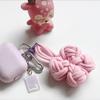 Sock-shaped Four-leaf Clover Keychain DIY Kit with 5 Clovers