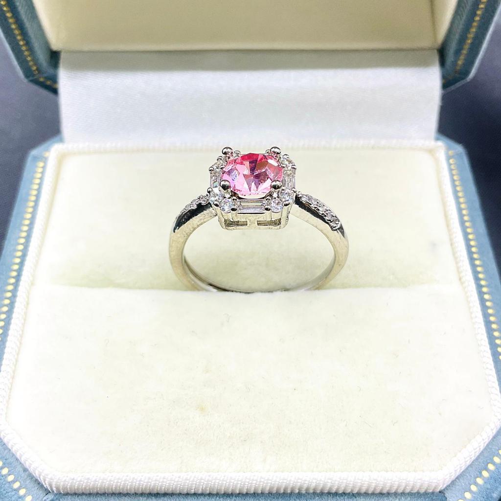 Inel pătrat brut de 6,2 mm cu bază rotundă ascuțită pentru montură diamant Huazi DIY – Elegant și de înaltă clasă