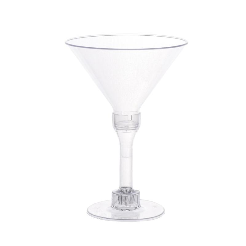 10Pcs Transparent Plastic Wine Glass Recyclable Reusable Shatterproof Wine Goblet For Champagne Dessert Beer Pudding Party