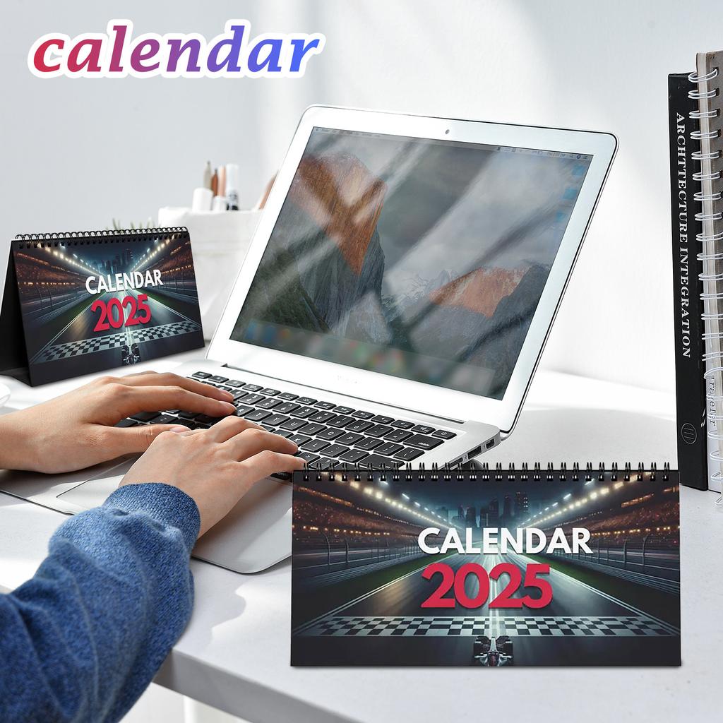 Racing Paper Calendar Desktop Station Calendar, Home Decoration, Itinerary Arrangement