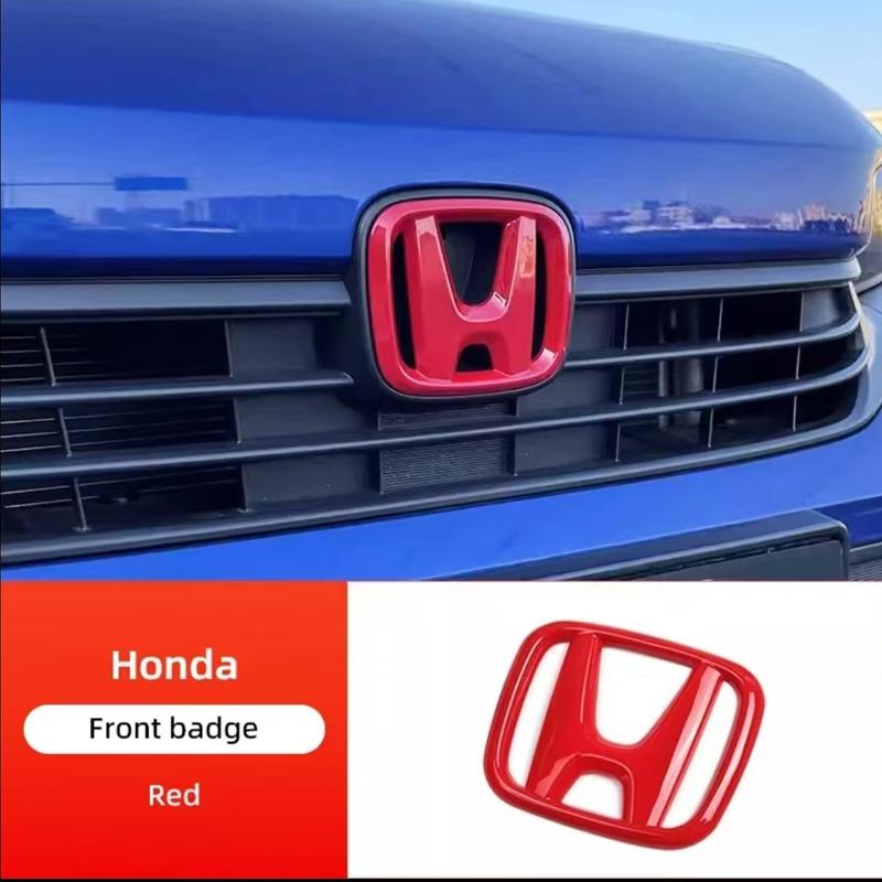 

Honda Accord Civic Car Logo ABS Auto Front Grille Emblem Trunk Sticker Accessories for 8th 9th 9.5th 10th 11th Generation 10th Civic hatchback
