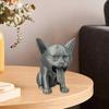 3D Printed Vomit Cat Figurine Plastic Kitten Statue Animal Sculpture
