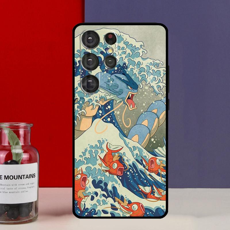 The Great Wave off Kanagawa Funda Case For Samsung Galaxy S25 Ultra S9 S10 S20 S21 S22 Plus S23 Ultra S24 FE Phone Cover