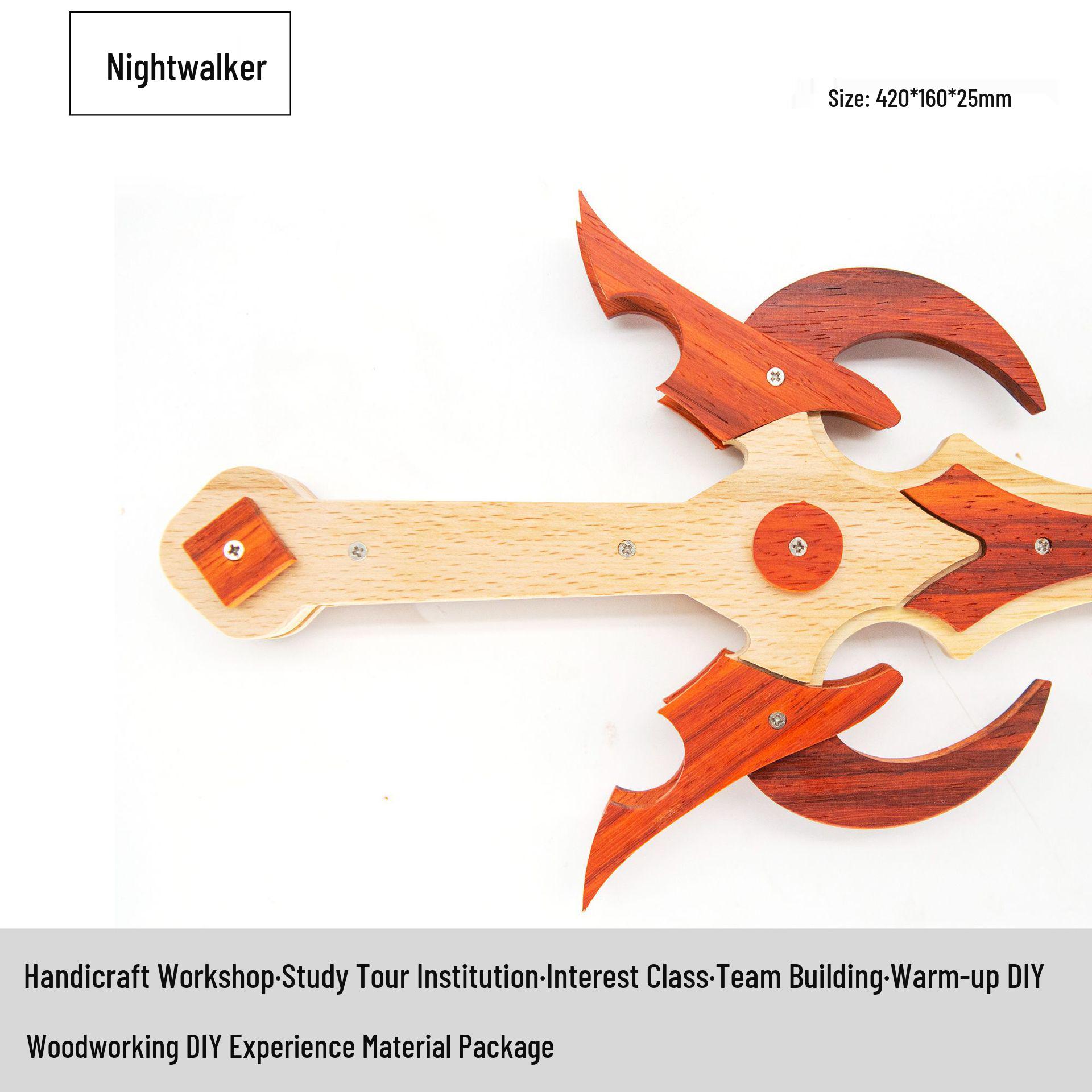 

Nightstalker Swords & Weapons: DIY Woodcraft Model Kit for Team Building & Training