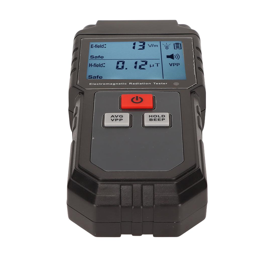 EMF Meter for Electromagnetic Field 5HZ to 3500MHz with Digital LCD Screen Handheld Radiation Tester for Ghost Hunting