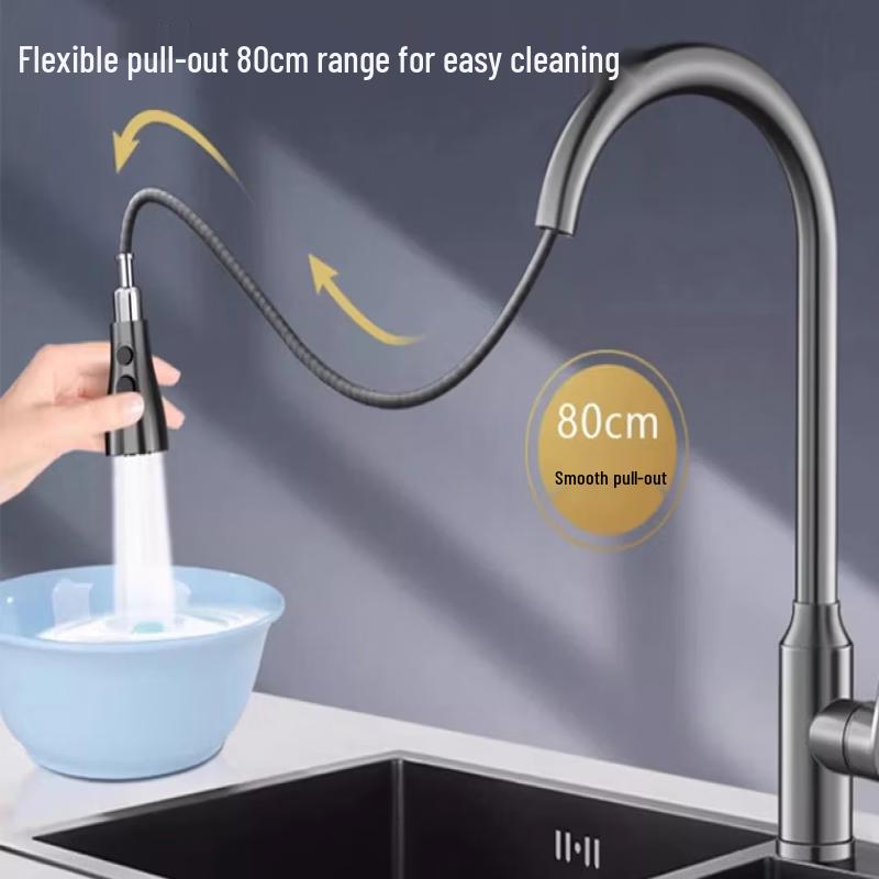 TLXT Pull-Out Hot & Cold Kitchen Faucet