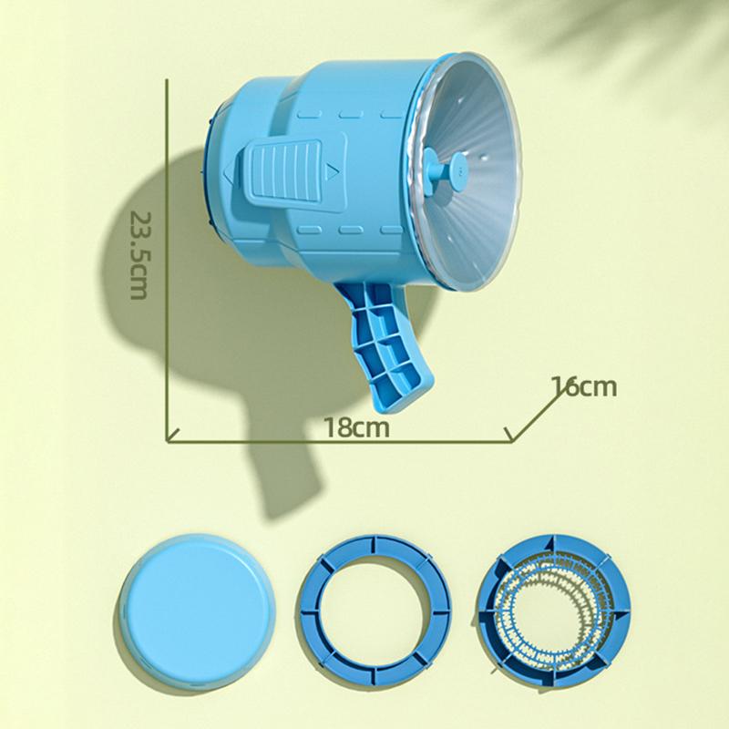 Children'S Wind Bubble Machine Toys Outdoor Interactive Bubble Machine Air Principle Continuous Bubble  Exotic Porous