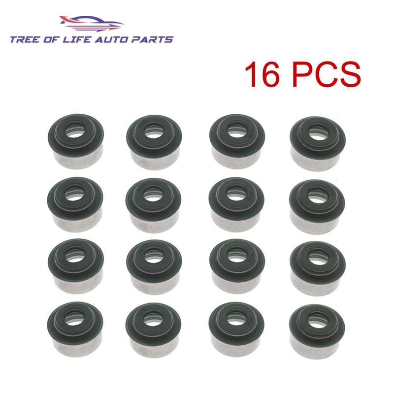 16x Valve Shaft Seal Gasket 7mm For Opel 2.0L 16V C20NE C20LET C20XE REINZ DAEWOO 642527 70-26546-00 96229145 90215296