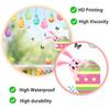 Easter Eggs and Bunny Static Cling Window Stickers Double Sided No Glue for Shop Window Home Decor Removable Reusable