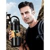 Portable Thermos with Straw 304 Stainless Steel Thermal Mug Tumbler Coffee Cup Steel Thermal Mug Tumbler Hot Water Water Bottle