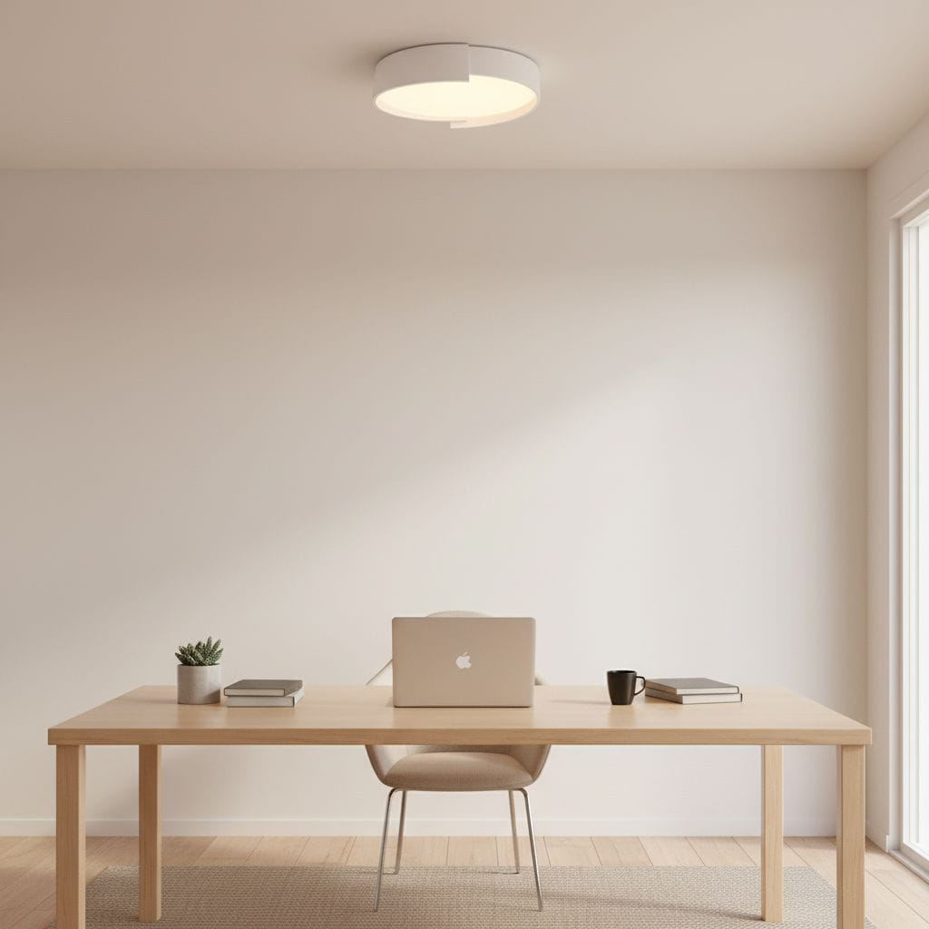 Acanto - Large Modern Ceiling Lamp 40cm LED 30W White