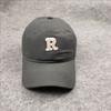Large head circumference large size hat men's and women's soft top letter baseball cap four seasons men's cap R word