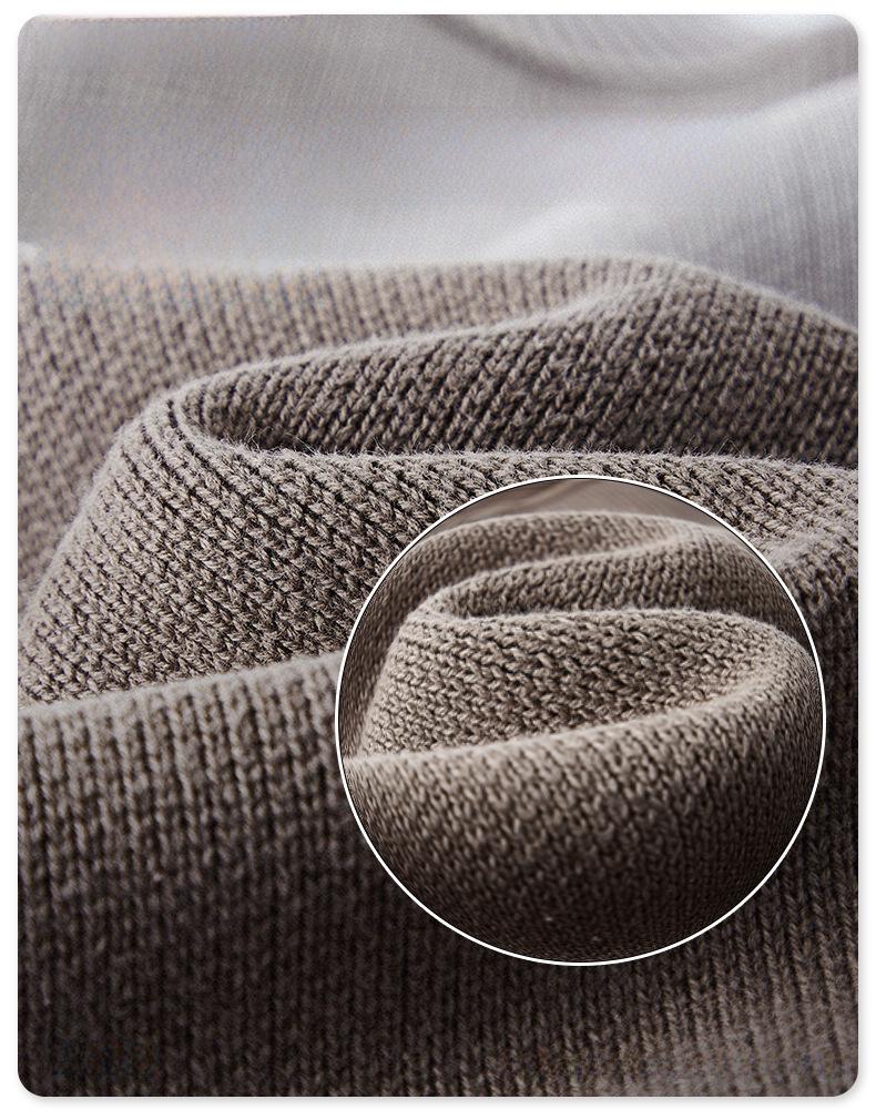 BE Men's American Retro Gradient Knit Sweater - Autumn/Winter Collection