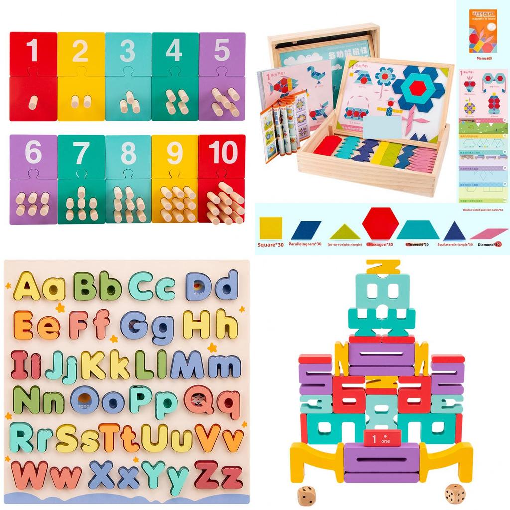Childrens Wooden Alphabet Puzzle Toy With Recording Function For Early Learning And Brain Development