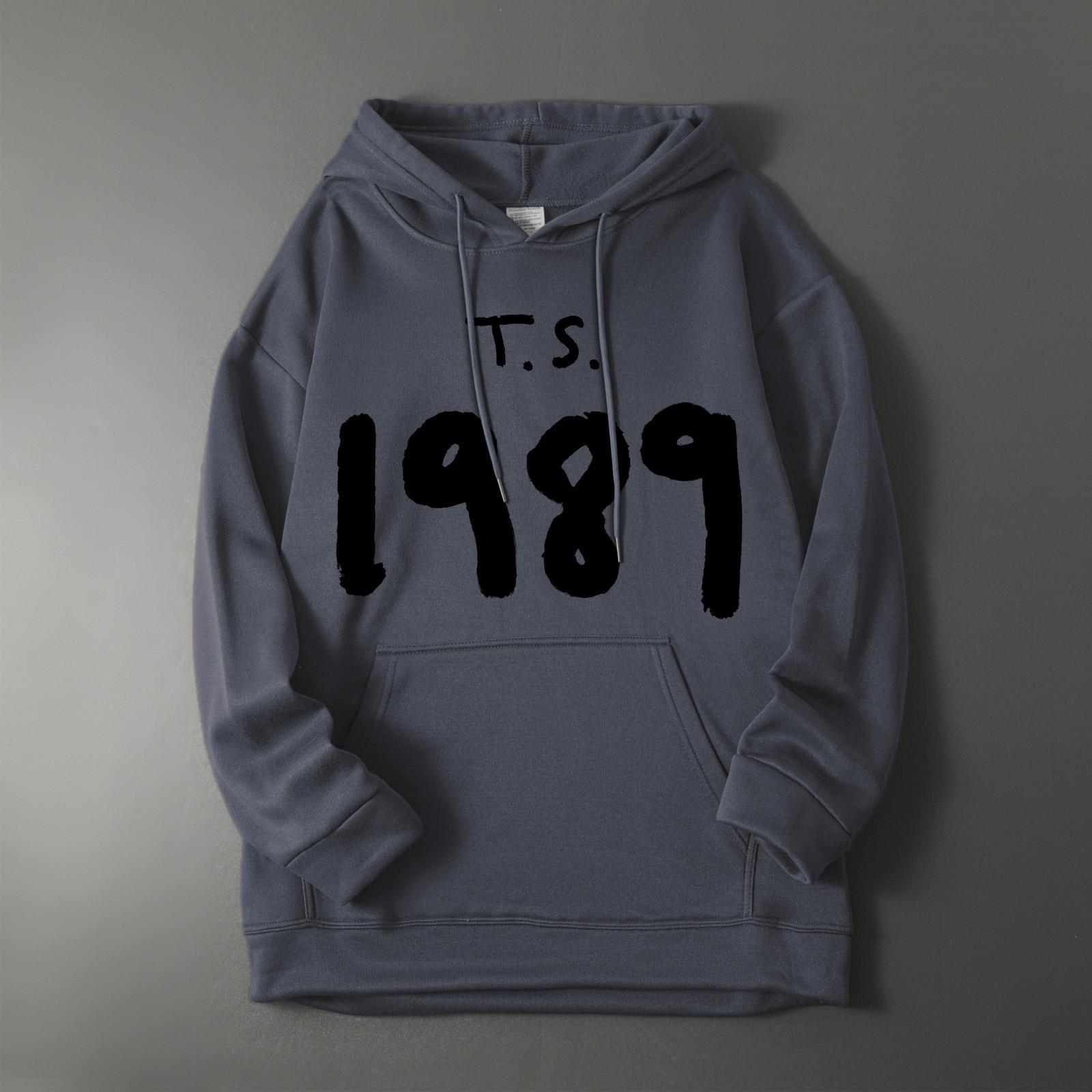 

Модные женские повседневные пуловеры с длинными рукавами и капюшоном с принтом S