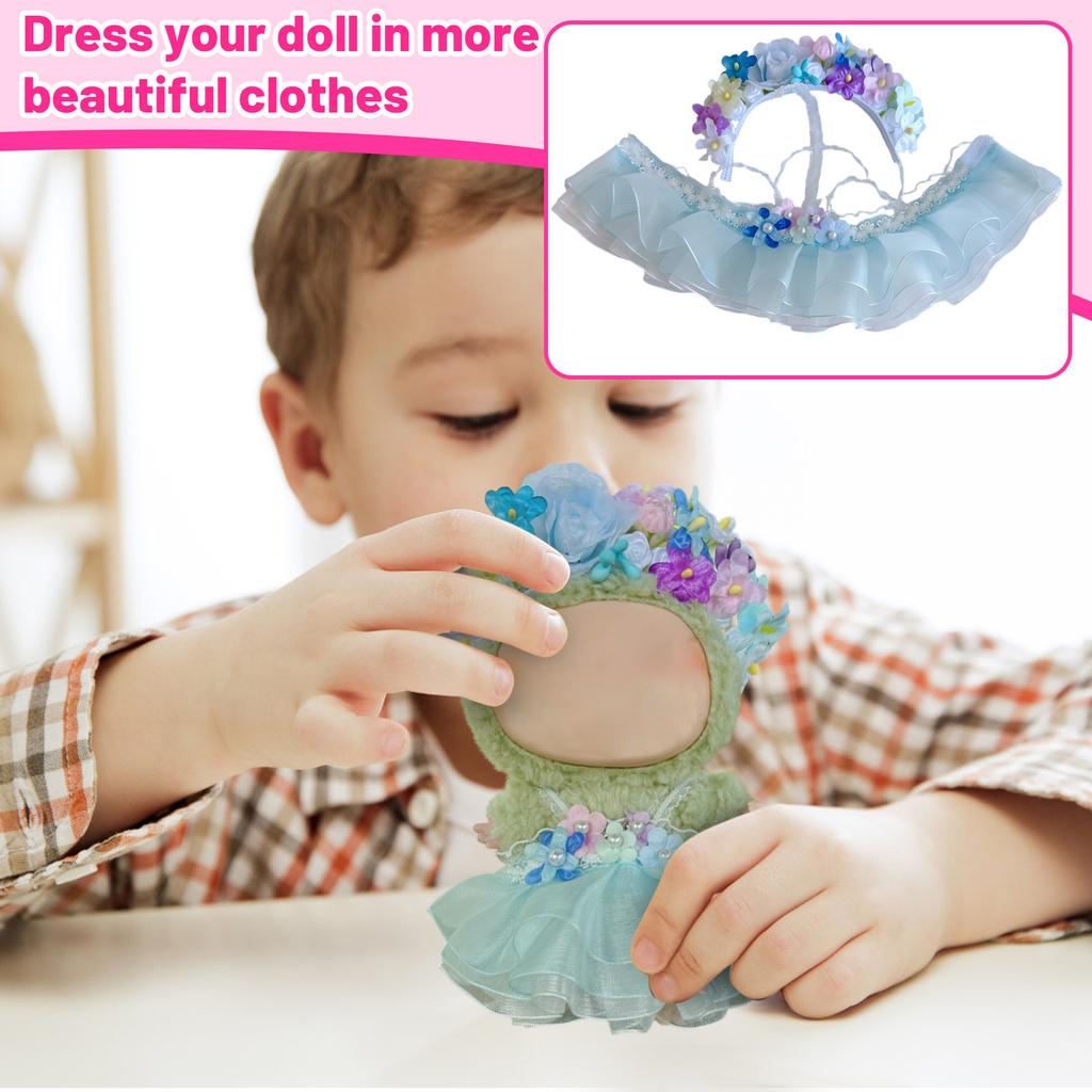 Cute Plush Doll Toy Gift Cartoon Children's Ragdoll Replacement Clothes, Plush Toy Accessories