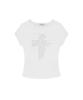 ROCKCAKE Cross Crop Top - Ivory