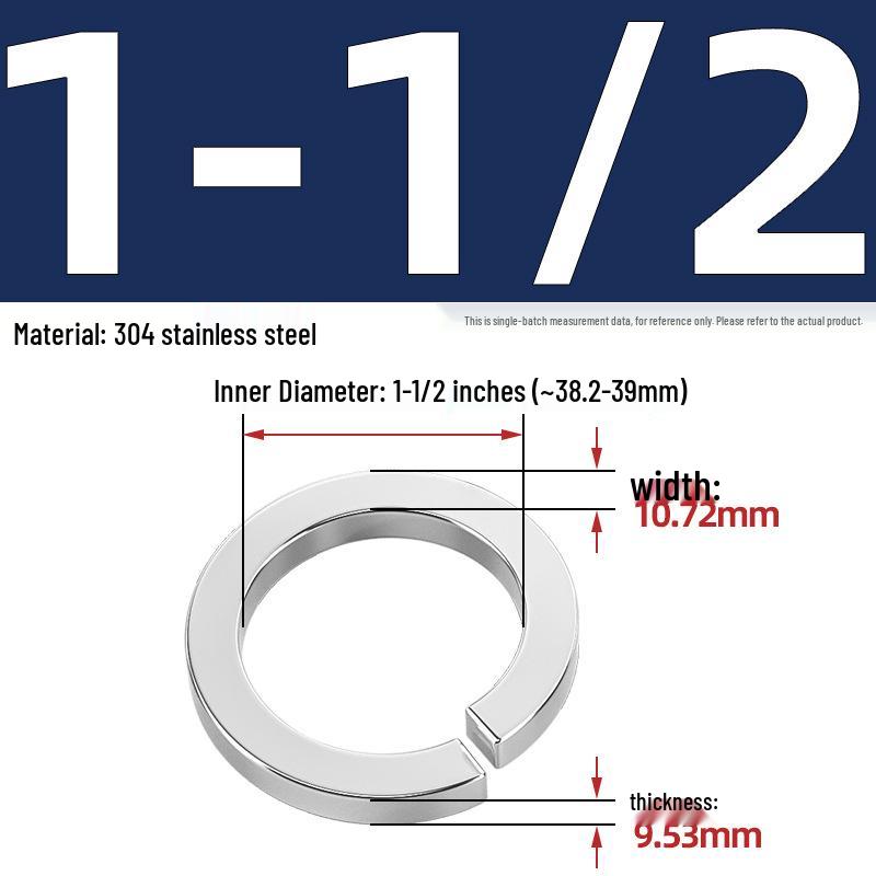 US UK Standard 304/316 Stainless Steel Anti-Loosening Spring Lock Washer