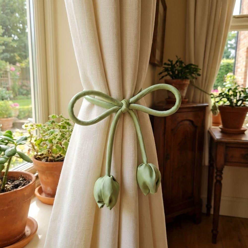 Adjustable Ropes Tulip Curtain Straps Portable Vintage Decorative Ribbons Multi-purpose Curtain Binding Home Decoration