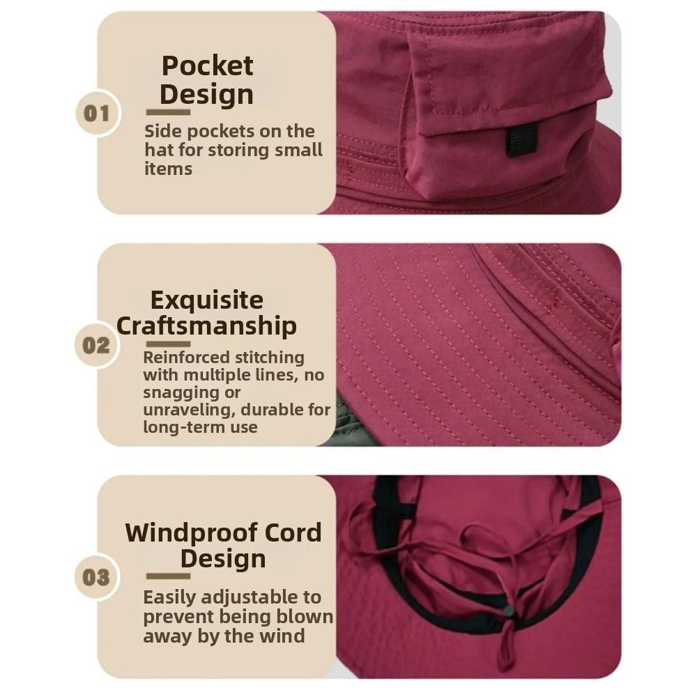 Fashion Foldable Bucket Hat Waterproof Sun Protection Fisherman Hats Quick Drying With Storage Bag Sunscreen Cap Summer
