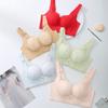 New Adjustable Bra Comfortable Slip Cup Soft Breathable Medium Thick Deep V Non-Slip Bra