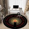 1pc The Lord of the Rings Office Round Area Rug, Indoor Mat Suitable For Office,Bedroom Living Room Home Decor, Room Deco A0926176