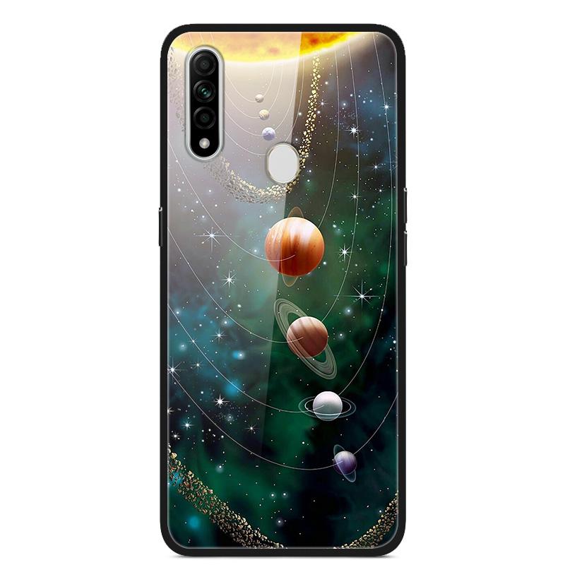 

Tempered Glass Case For OPPO A31 Case Cover Bumper on For OPPO A31 2020 Phone Case For OPPOA31 CPH2015 Back Cover New Hard Shell -OPPO A31 2020