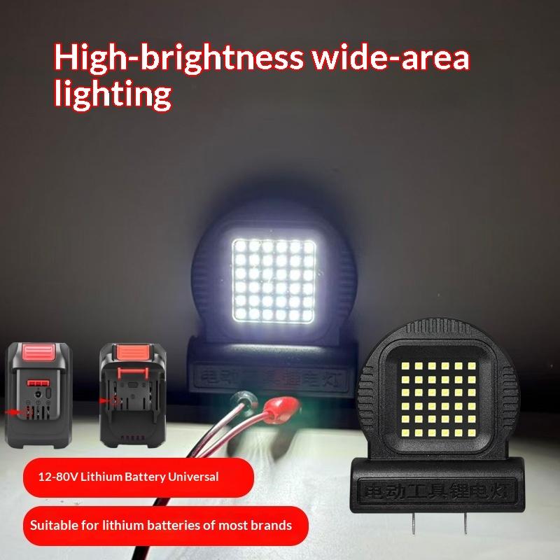 1/2/4Pcs Universal Portable Led Work Lamp For 18V-21V Li-Ion Battery Outdoor Camping Emerge Light Power Tool Accessories
