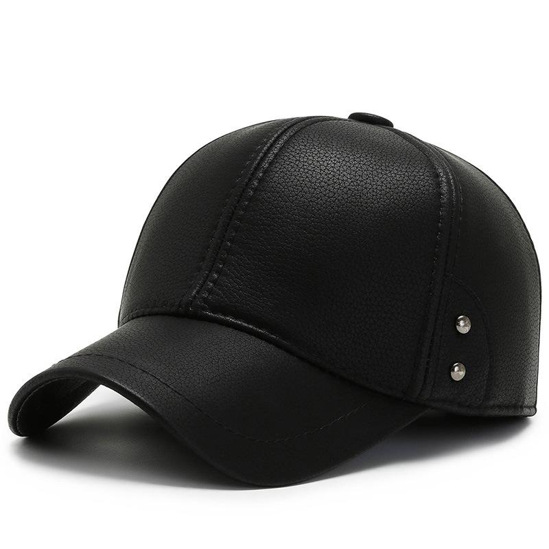 

Winter new men s outdoor thickened warm baseball cap casual sports hat Adjustable