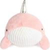 Narwhal Stuffed Animal Cuddly Whale Stuffed Animal Plush Toy Soft Hugging Pillow For Girls Kids,24 Inch Pink Tw