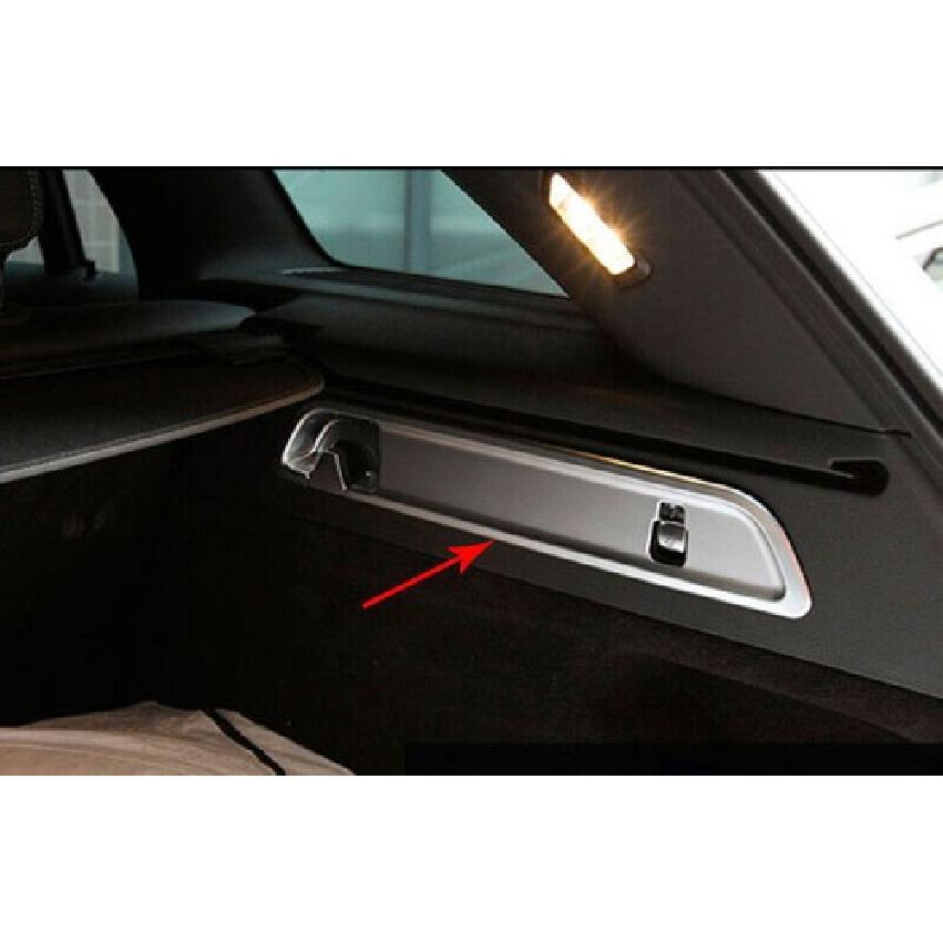 For Mercedes-Benz GLC 2016- Steel Silver Rear Door Trunk Hook Frame Trim 2X