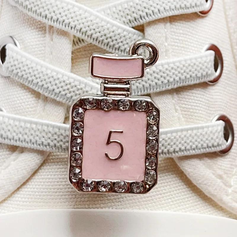 1Pcs Pink Shoelace Charm Buckle for Girls DIY Fashion Sneaker Accessories Shoe Laces Charms Decorations